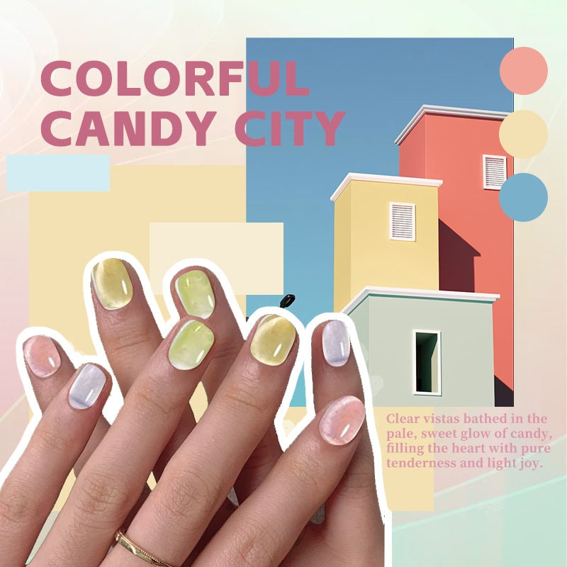 《Set 3》Anselora Gel Nail Polish Set 20 Colors 10ML Nude Pink Green Blue Red Cat Eye Uv Gel Polish with Base Top Coat, All Season Manicure Tools for Beginners Nail Art Home Gift for Women#Summervibes