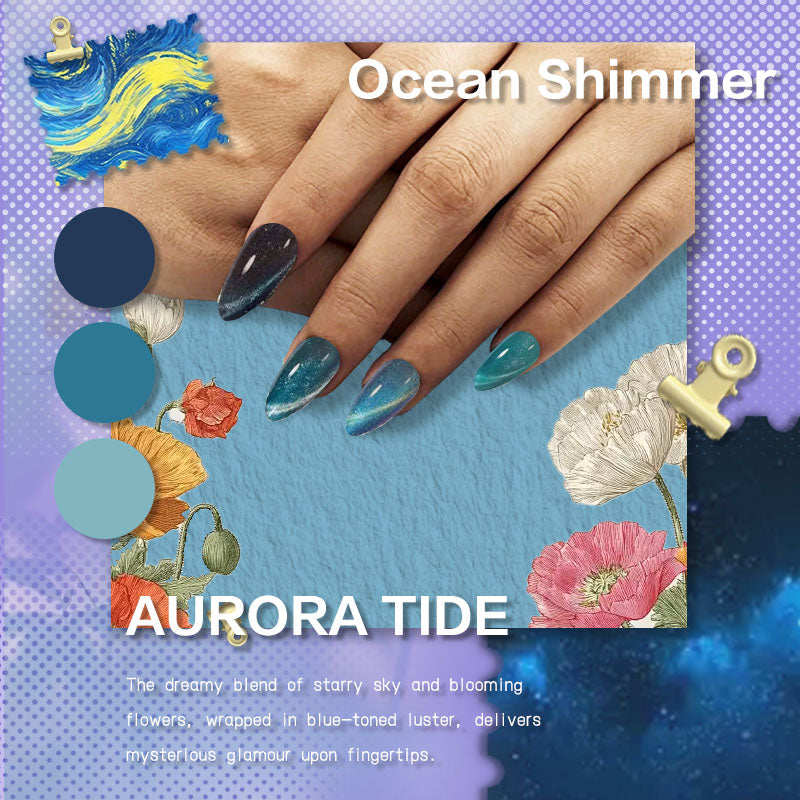 《Set 4》Anselora Gel Nail Polish Set 20 Colors 10ML Nude Pink Green Blue Red Cat Eye Uv Gel Polish with Base Top Coat, All Season Manicure Tools for Beginners Nail Art Home Gift for Women#Summervibes