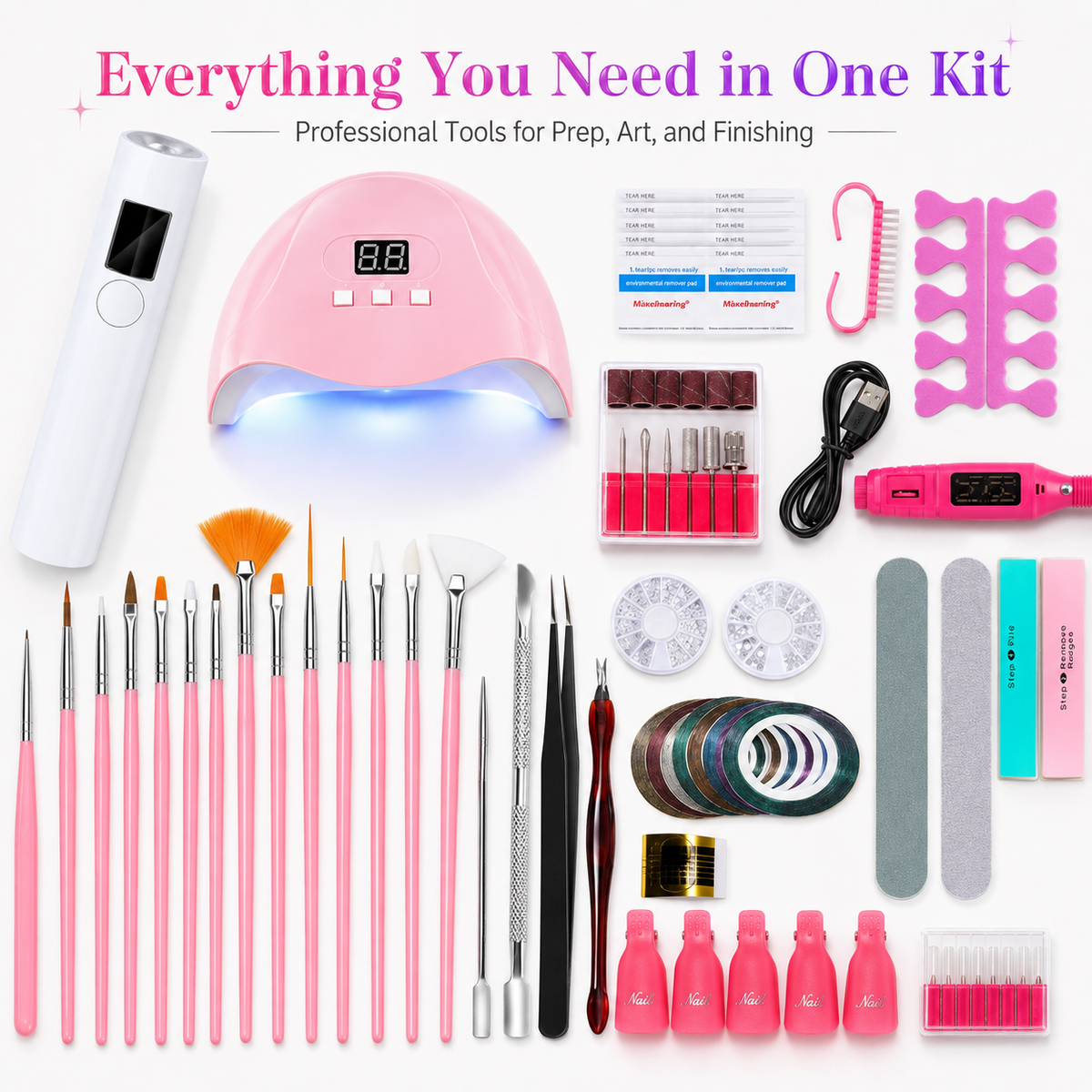 《Set 4》Anselora Gel Nail Polish Set 20 Colors 10ML Nude Pink Green Blue Red Cat Eye Uv Gel Polish with Base Top Coat, All Season Manicure Tools for Beginners Nail Art Home Gift for Women#Summervibes