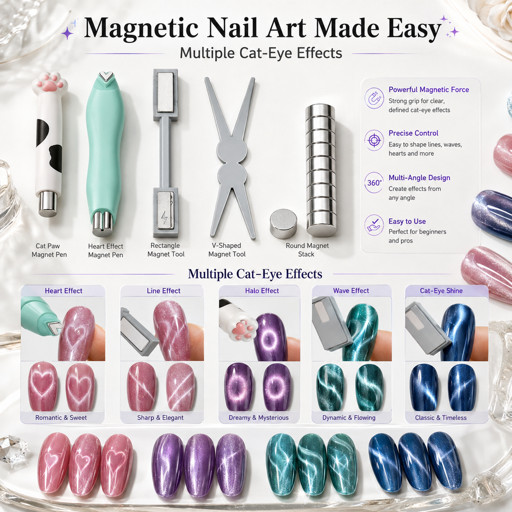 《Set 1》Anselora Gel Nail Polish Set 20 Colors 10ML Nude Pink Green Blue Red Cat Eye Uv Gel Polish with Base Top Coat, All Season Manicure Tools for Beginners Nail Art Home Gift for Women#Summervibes