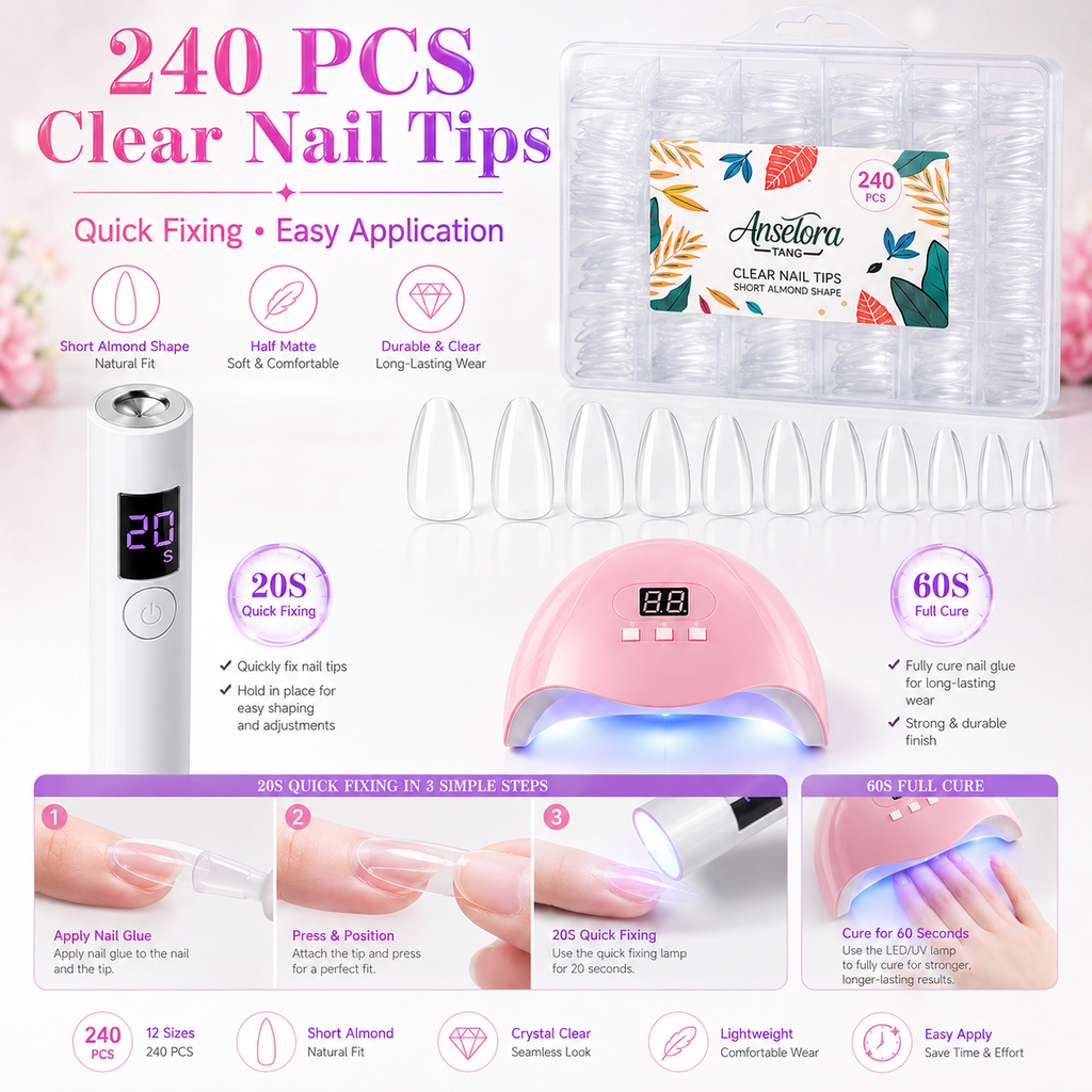 《Set 4》Anselora Gel Nail Polish Set 20 Colors 10ML Nude Pink Green Blue Red Cat Eye Uv Gel Polish with Base Top Coat, All Season Manicure Tools for Beginners Nail Art Home Gift for Women#Summervibes