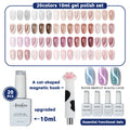 《Set 2》Anselora Gel Nail Polish Set 20 Colors 10ML Nude Pink Green Blue Red Cat Eye Uv Gel Polish with Base Top Coat, All Season Manicure Tools for Beginners Nail Art Home Gift for Women#Summervibes